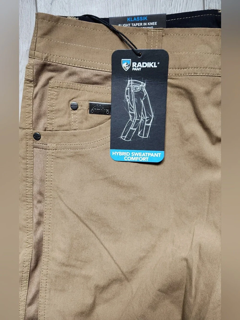 KÜHL Radikl Pants Men 36x34 Dark Khakis Hiking Outdoor Utility NWT